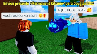 SEJA HUMILDE E GANHE FRUTAS PERMANENTES NO BLOX FRUITS [upl. by Goodman802]