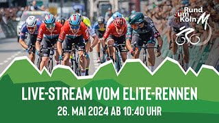 EliteRennen bei Rund um Köln vom 26 Mai 2024 [upl. by Aremahs576]