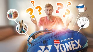 Whats In My Bag  All Axelsens Gear Revealed 🏸🎒 [upl. by Ralyks]