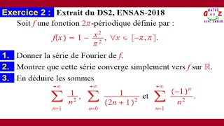 Séries de Fourier Exercice corrigé [upl. by Mw115]