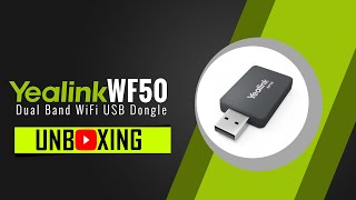 Yealink WF50 Dual Band WiFi USB Dongle  Unboxing Video [upl. by Lasala282]