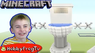 Minecraft Creative World Toilet Build by HobbyFrogTV [upl. by Leynwad]