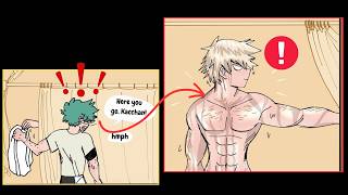 Bakudeku  Dekus A Day in the Life of Our Couple  Surprises 💥❤️ English Comic Dub [upl. by Ellennahs608]