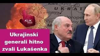 Ukrajinski generali hitno zvali Lukašenka [upl. by Leahcimnhoj677]