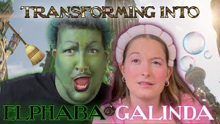 Transforming into Elphaba amp Galinda from Wicked [upl. by Capp748]