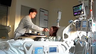 Taking Care Of My Wife After Surgery Removing A Brain Tumor Recovery [upl. by Dunseath]