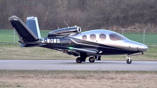 Cirrus SF50 Vision Jet TakeOff and Landing [upl. by Nuahsor]