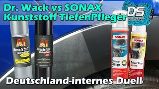 SONAX vs Dr WACK  Duell der KunststoffTiefenpfleger seidenmatt und glänzend [upl. by Gracia]