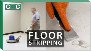 How to Strip a Floor  Floor Refinishing Part 1  Clean Care [upl. by Hawk629]