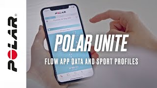 Polar Unite  Polar Flow app data and sport profiles [upl. by Nylirek]