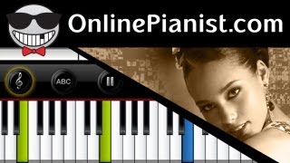 Alicia Keys  Fallin  Piano Tutorial [upl. by Haida]