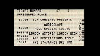 Audioslave  The Astoria London UK  01172003 Audio [upl. by Schumer]