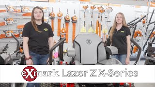 eXmark Lazer Z XSeries Zero Turn Mowers [upl. by Gerardo48]