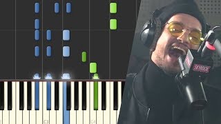 Soolking  Guerilla  Piano Tutorial Synthesia Cover [upl. by Ameyn712]