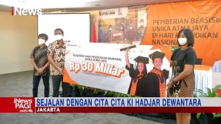 Unika Atma Jaya Berikan Beasiswa Bagi Mahasiswa yang Tidak Mampu iNewsPagi 1105 [upl. by Aikaj]