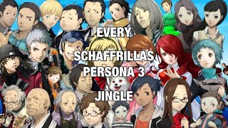 Every Jingle in Schaffrillas Productions’ Every Persona 3 Social Link Ranking Video [upl. by Adnilreb]