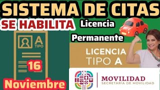 🟢SISTEMA DE CITAS PARA TRAMITE DE LA LICENCIA PERMANENTE 🟢 [upl. by Laflam615]