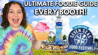 Ultimate Foodie Guide EVERY BOOTH to SeaWorld Orlandos Seven Seas Food Festival 2024 [upl. by Retsim804]