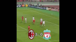 Ac milan Vs Liverpool 2005 Final ☠️shorts football [upl. by Naraa]