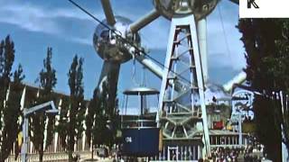 Expo 58 Brussels Worlds Fair 1958 Home Movies [upl. by Frey86]