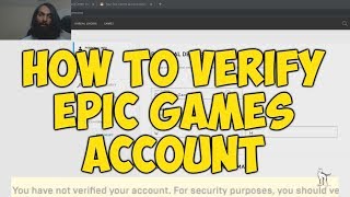 How To Verify Epic Games Fortnite Account [upl. by Lareine418]