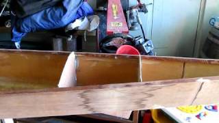 home made plywood kayak fishing canoe [upl. by Noloc136]