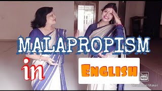 Malapropism in English [upl. by Ennybor]