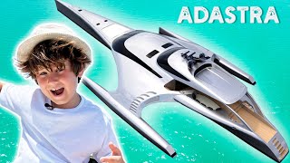 Adastra  the Most Incredible Futuristic Yacht in the World [upl. by Ylrrad]