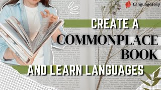 Commonplace Book and language learning  setup ideas and flipthrough mine [upl. by Alurta]