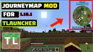 How to Download and Install Minimap in Tlauncher  JourneyMap mod for Tlauncher Minecraft 1201 [upl. by Eceinahs]