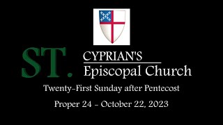 St Cyprians Episcopal Church Service [upl. by Nette]