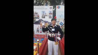 RDC Flag Area Briefing by NCC Girl Cadet  Punjab Directorate  Republic Day Camp [upl. by Trixy]