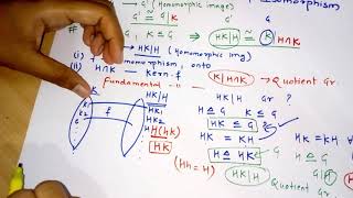 Second theorem of isomorphism [upl. by Chari]