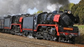 R761 amp R707 Double Header Steam Train Maldon Experience Weekend 2013 [upl. by Bast]