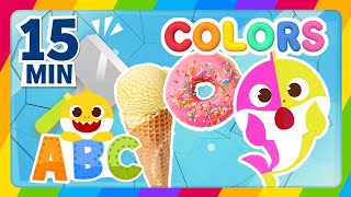 🔠 Learn ABC amp Colors 🎨 with Baby Shark 🦈  Compilation  Baby Shark ABC Colors Songs for Kids [upl. by Trilley]