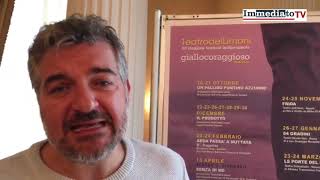 TEATRO DEI LIMONI  FOGGIA NUOVA STAGIONE INTERVISTA A ROBERTO GALANO [upl. by Alimhaj]