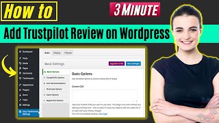 How to add trustpilot review on wordpress 2024 [upl. by Adnaluy]