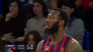 🎬 Highlights R6 Baskonia 8883 Armani Milan [upl. by Aiclid]