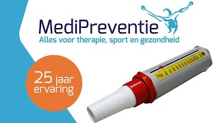 Peak flow meter kopen  Piek longinhoudmeter  Peakflowmeter MiniWright  MediPreventie [upl. by Knute465]