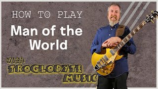 How to play Man of the World by Fleetwood Mac on one guitar [upl. by Crandall]