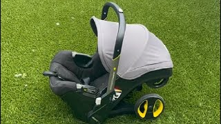 Doona Car Seat amp Stroller Nitro Black All in One Travel System Review [upl. by Telfore]