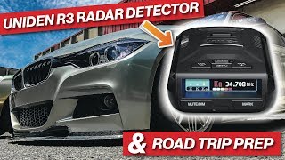 I BOUGHT THE UNIDEN R3 RADAR DETECTOR FOR THE F30 WE ARE SET FOR THE TRIP [upl. by Sirob]