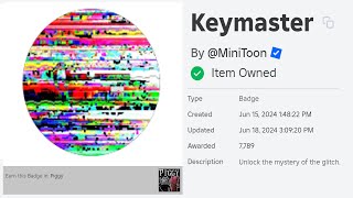 Roblox Piggy Keymaster Badge Guide Full Tutorial [upl. by Upton658]