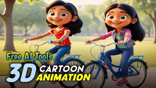 Free 3D Cartoon Animation Videos Using Ai Tools  How to Make 3D Animation Video  ai aitools [upl. by Honey]