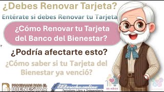 ¿Renovación de Tarjeta Entérate si debes Renovar o Cambiar tu Tarjeta [upl. by Binnings]