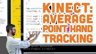 124 Average Point Hand Tracking  Kinect and Processing Tutorial [upl. by Adeys]