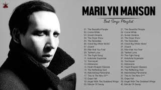 Marilyn Manson Greatest Hits Full Album  Best Songs Of Marilyn Manson Playlist 2021 [upl. by Nothsa]