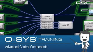 QSYS Control Training Advanced Control Components [upl. by Rebecca247]