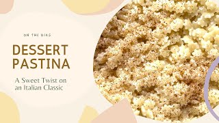 How to Make Pastina with Milk and Sugar Video Tutorial [upl. by Blackman]