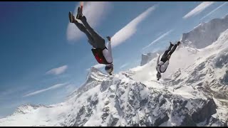 On the edge Skydive Jokke Sommer  Freefly The World HD 2015 Swiss Alps [upl. by Arabele222]